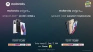 Business News | Motorola's Newly Launched Motorola Edge 30 Ultra and Motorola Edge 30 Fusion Go on Sale Starting September 22 During Flipkart's Big Billion Days Sale