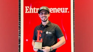 Business News | 5ire.org Awarded the Best Tech Start-up of the Year in the Blockchain Domain, by Entrepreneur Awards 2022