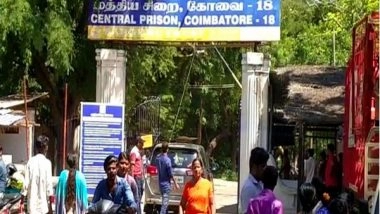 India News | TN: BJP Cadres Gather Outside Coimbatore Jail Days After Uthama Ramasamy's Arrested for 'controversial' Comment on Manusmrithi