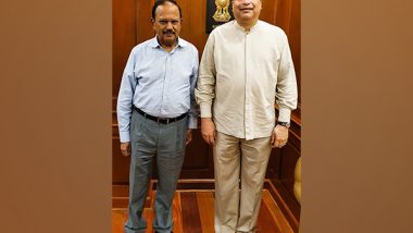 World News | Sri Lanka Envoy Moragoda Meets NSA Doval, Reviews Bilateral Ties