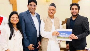 Business News | Maharashtra Governor Hails Alfavision's Goyals as India's Emerging Environment Corporate