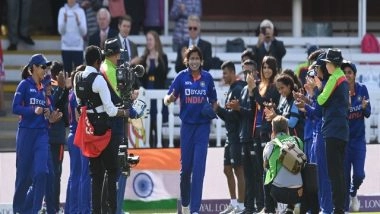 Sports News | Resilient England Bow Down to Indian Bowling, Women in Blue Bid Farewell to Jhulan with Memorable 3-0 Sweep
