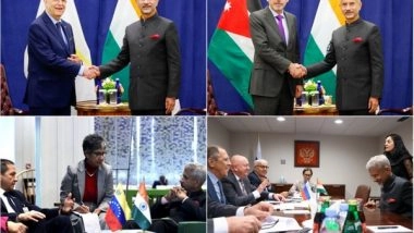 World News | On UNGA Sidelines, Jaishankar Meets Counterparts from Russia, Cyprus, Jordan and Venezuela