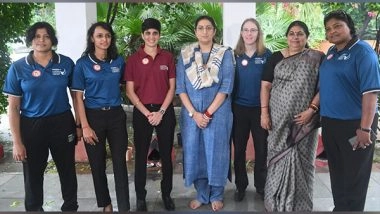 Sports News | Beti Bachao Beti Padhao': Smriti Irani Praises All-women Match Official Initiative of Legends League Cricket