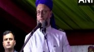 India News | Gujarat: AIMIM Chief Owaisi Slams BJP, Calls out RSS Chief Bhagwat's Madrasa Visit in Delhi