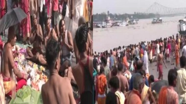 Entertainment News | People Take Holy Dip, Perform 'pind Dan' on Last Day of 'Pitru Paksha'
