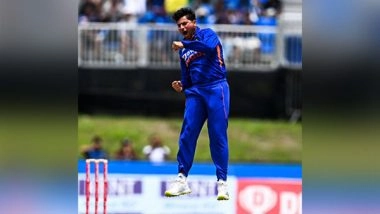 Sports News | Kuldeep's Hatrick, Shaw's Knock of 77 Help India A Beat New Zealand A by 4 Wickets
