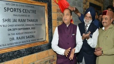 India News | Himachal CM Inaugurates Sports Centre in Solan District