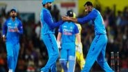 Sports News | India Skipper Rohit Sharma Wins Toss, Opts to Bowl Against Australia in T20I Series-decider
