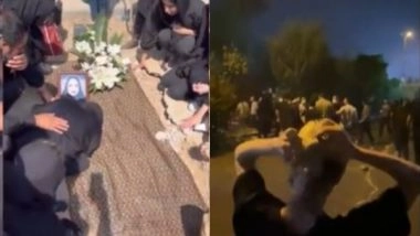 World News | Woman Whose Video of Tying Her Unscarved Hair Back to Join Protest over Amini's Death Went Viral Shot Dead: Reports