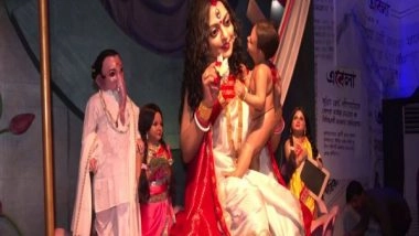 India News | Silicon Durga Idol Depicting Lives of Sex Workers Created in Kolkata