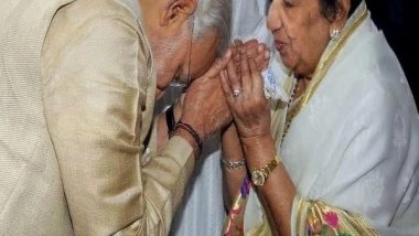 Entertainment News | Naming of Lata Mangeshkar Chowk in Ayodhya a Fitting Tribute: PM Modi on Singer's Birth Anniversary