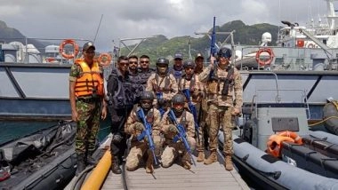 World News | INS Sunayna Participates in Maiden Combined Maritime Forces Exercise in Seychelles
