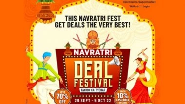 Business News | Get Up to 70 Per Cent off for This Navratri 2022 Deal Festival from Lotus Electronics