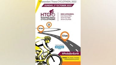 Business News | Hiranandani Group Organises Its Maiden Cyclothon Event to Promote a Sustainable Lifestyle