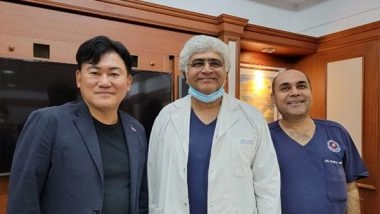 Business News | With the Establishment of India Entity, Mickey Mikitani, Co-CEO of Rakuten Medical Visits Respected Medical Institutions in India