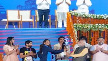Sports News | PM Narendra Modi Declares 36th National Games Open in Ahmedabad