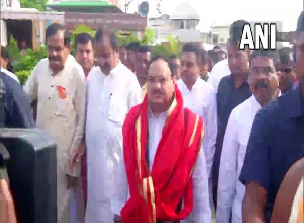 India News | JP Nadda Kickstarts Two-day Visit to Odisha with Prayers at Shree Jagannatha Temple in Puri