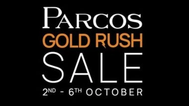 Business News | Parcos' 1st Ever Mega Sale-Parcos Gold Rush from October 2nd to 6th October, 2022
