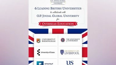 Business News | Six Leading British Universities to Collaborate with JGU for Overseas Education