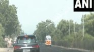 India News | Gujarat: PM Modi's Convoy Gives Way to Ambulance in Ahmedabad