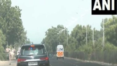 India News | Gujarat: PM Modi's Convoy Gives Way to Ambulance in Ahmedabad