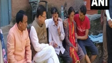 India News | Ankita Bhandari Murder Case: CM Dhami Meets Parents, Assures of Strictest Action