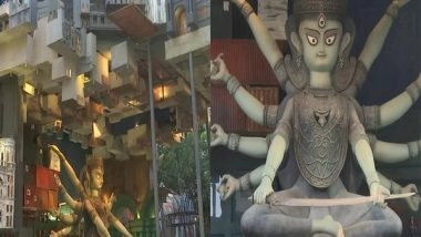 Entertainment News | Innovative Durga Puja Pandal Depicts the Journey of Kolkata