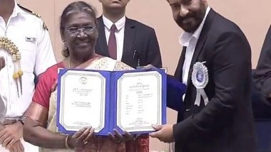 Entertainment News | 68th National Film Awards: Ajay Devgn Receives Best Actor Honour for 'Tanhaji'