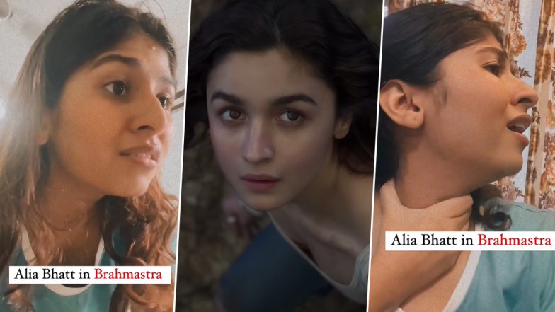 Watch: Mimicry Artist Chandni Imitates Alia Bhatt from Brahmastra in Viral Instagram Video That Will Give You a Belly Laugh