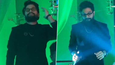 SIIMA 2022: Allu Arjun Grooves to His Superhit Song 'Oo Antava' From Pushpa at the Awards Show's Afterparty (Watch Viral Video)