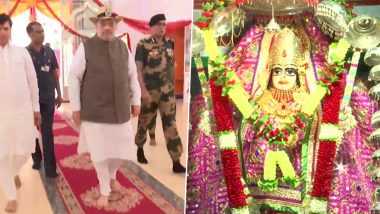 Rajasthan: Amit Shah Lays Foundation Stone of Border Tourism Development Work at Tanot Temple Complex Near India-Pakistan Border