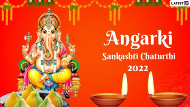Angarki Sankashti Chaturthi 2022 Images & HD Wallpapers For Free Download Online: Share Greetings and WhatsApp Messages to Celebrate Lord Ganesha Day