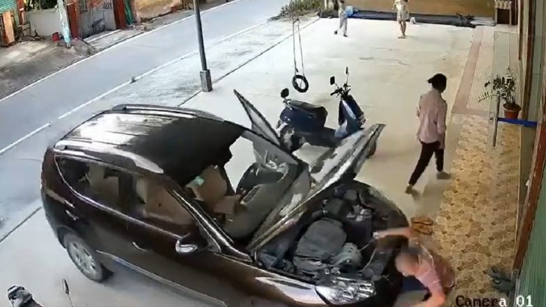 Stationery Automatic Car Suddenly Starts and Runs Over Man, Bone-Crunching GRAPHIC Video Goes Viral