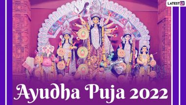 Ayudha Puja 2022 Date: When Is Maha Navami & Dussehra? Know Shastra Puja Traditions and Significance of the Festival Widely Celebrated in India
