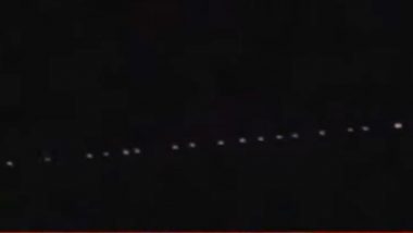 UFO or Aliens Coming to Earth? Videos of SpaceX Starlink Satellite Train Leave Netizens Wondering