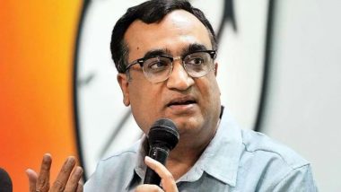 Ajay Maken Writes to Mallikarjun Kharge, Expresses Inability To Continue As Congress Rajasthan In-Charge