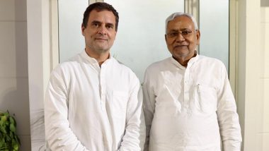 Mission 2024: Bihar CM Nitish Kumar Meets Congress Leader Rahul Gandhi in Delhi