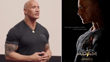 Black Adam: Dwayne Johnson Surprises Fans at the Test Screening For His DC Film, Announces Second Trailer to Release This Week (Watch Video)