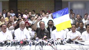 Ghulam Nabi Azad Unveils Flag of His Newly Launched ‘Democratic Azad Party'; Know What It Signifies