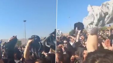 Video: Iranian Women Take Off Hijab, Cut Their Hair to Protest Mahsa Amini's Death After Detention by 'Morality Police’