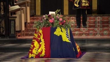 Queen Elizabeth II's Coffin Lowered into Royal Vault at Windsor Castle