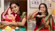 Shraddha Kapoor Shares Glimpses of Ganesh Chaturthi 2022 Celebrations And Says &lsquo;My Favourite 10 Days of the Year&rsquo; (View Pics)