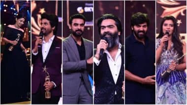 SIIMA Awards 2022 Winners: Silambarasan TR, Tovino Thomas, Sivakarthikeyan, Arya, Kangana Ranaut, Aishwarya Rajesh Win Awards on Day 2 of SIIMA 2022 – Check Full List of Winners