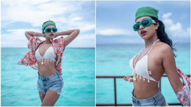 Amala Paul Flaunts Her Toned Physique As She Shows Off Her Sexy Beach Style During Maldivian Vacay (View Pics)