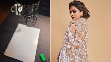 Pathaan: Deepika Padukone Shares 'WIP' Pic As She Begins Dubbing for Shah Rukh Khan, John Abraham Actioner!