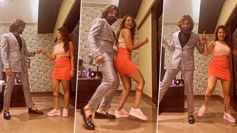 Devoleena Bhattacharjee Grooves with Birthday Boy Vishal Singh to ‘Aafat’ and It’s LIT (Watch Video)