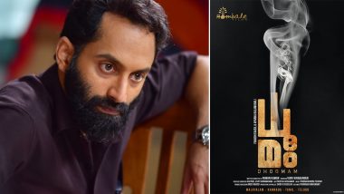 Dhoomam: KGF Makers Announce Their Next With Fahadh Faasil and Aparna Balamurali (View Poster)