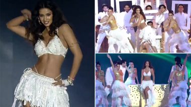 Filmfare Awards 2022: Disha Patani Burns the Dance Floor With Her Sizzling Moves in a Sexy Attire (Watch Video)