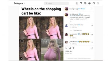 Viral Ontario Trans Teacher With Massive Fake Boobs Compared to Ivanka Trump by Her Own Brother Donald Trump Jr in Not-So-Funny Meme!